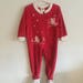 Sprockets 1990s Unisex Infant Red Footed Pajamas 2T