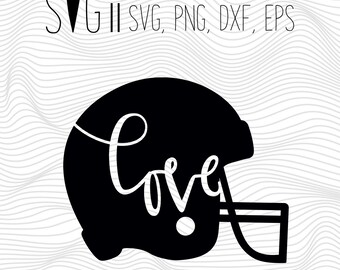 Love Football Svg, Sports Svg, Football Svg Files For Silhouette, Svg For Cricut, Football Love Svg, Football Vinyl Decal Files Monogram Svg