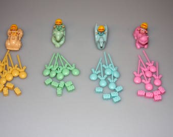 Polly Pocket Lets Party 49 Piece Doll Lot Bluebird Vintage 1994