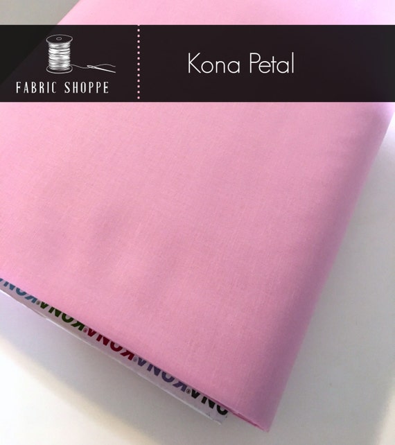 Kona cotton solid quilt fabric Kona Petal 143 Pink fabric