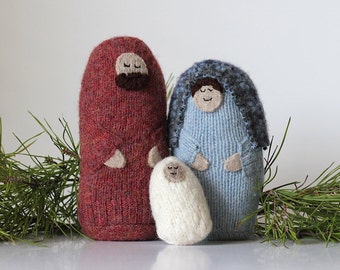 mary and joseph plush dolls