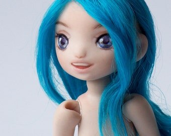small bisque art doll, porcelain bjd Meka 28/50 handmade by ladymeow