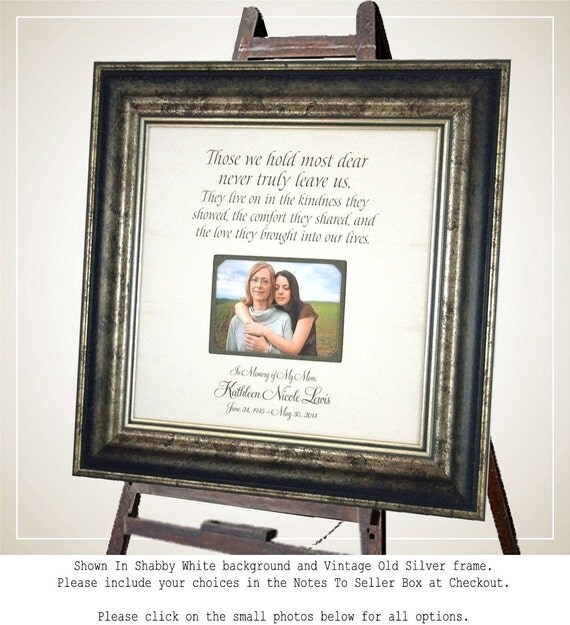 Memorial Picture Frame Memorial Photo Frame Memorial