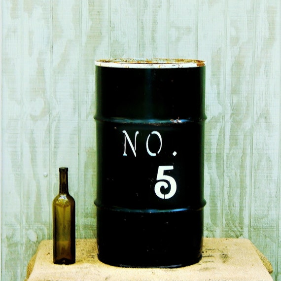 Industrial Trash Can Recycle Bin Man Cave Metal Trash Can