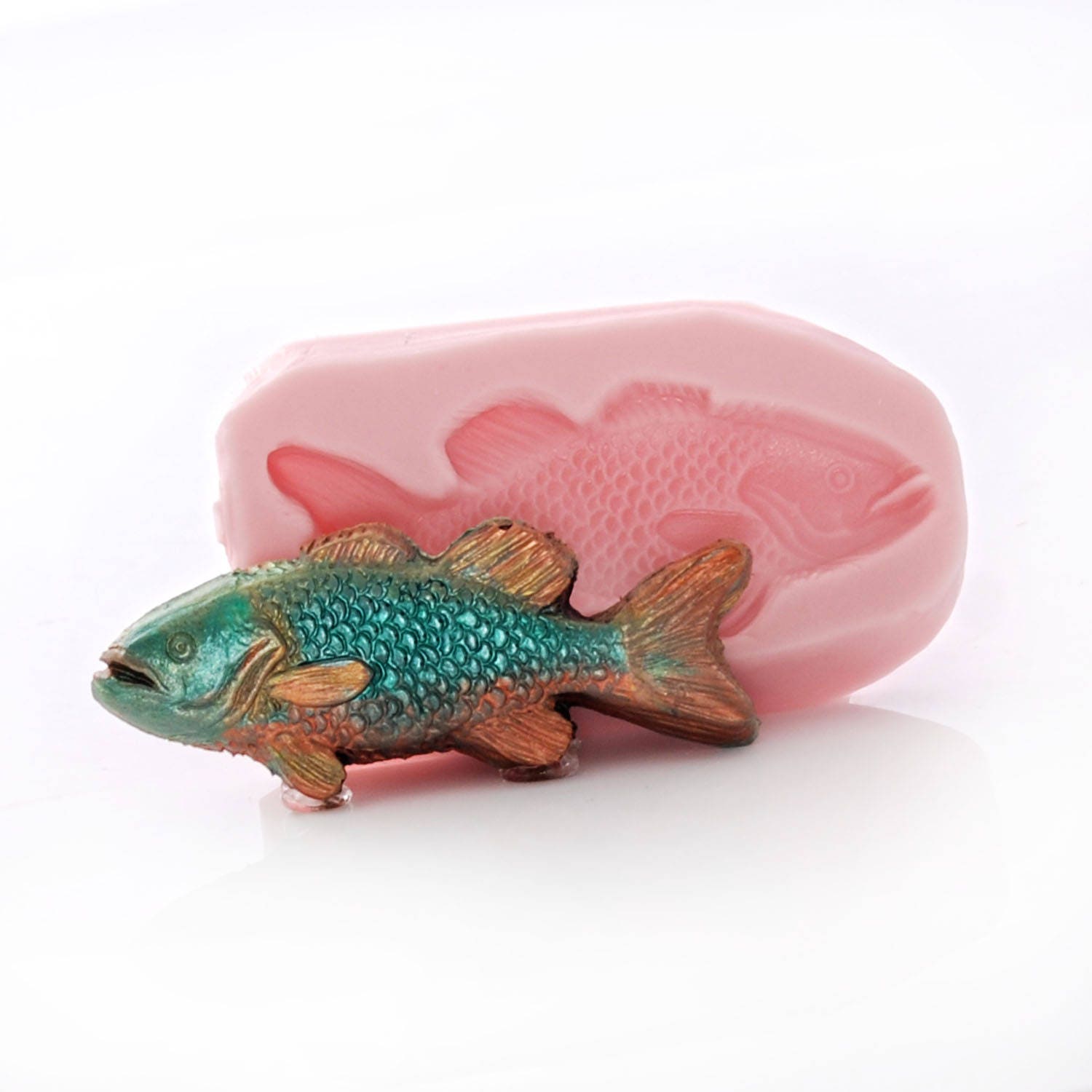 Silicone Fish Mold Food Safe Fondant Chocolate Candy Gum