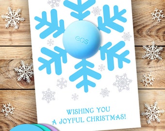 Eos lip balm card | Etsy