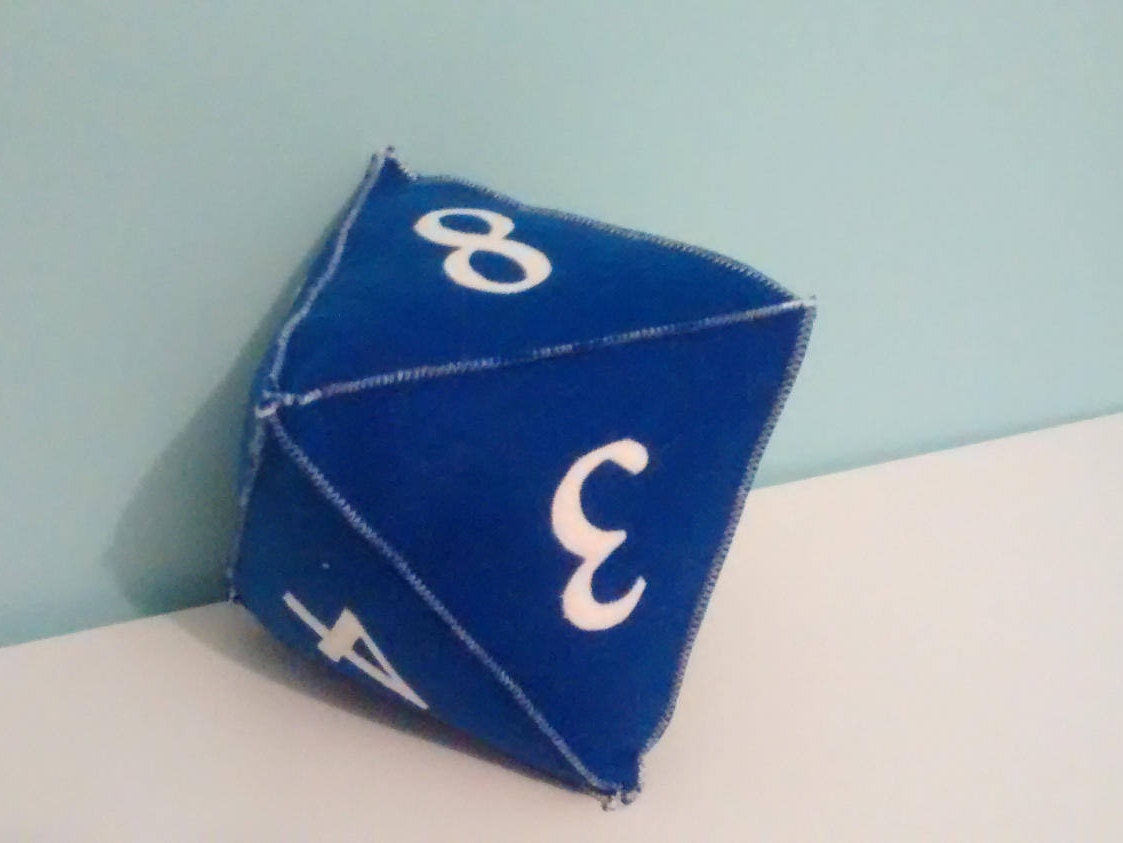 DnD Plush Dice Individual Dice