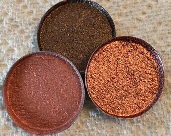Pressed Eyeshadow,fire starter collection,Mineral Makeup,pressed powder,custom pallette,all natural,Mica,Vegan Make up