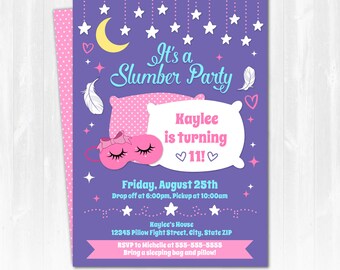 Slumber Party Invitations - Slumber Party Ideas - Slumber Party Invite - INSTANT DOWNLOAD - Edit NOW with Adobe Reader! Arctic Party