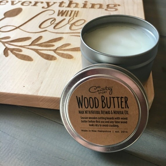 Handcrafted Wood Butter Cutting Board Paste Wood Care