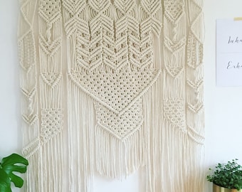 Extra Large Wedding Macrame Wall Hanging | Bohemian Wall Decor | Wall Tapestry | Modern Macrame | Boho | Macrame Tapestry | Wall decor