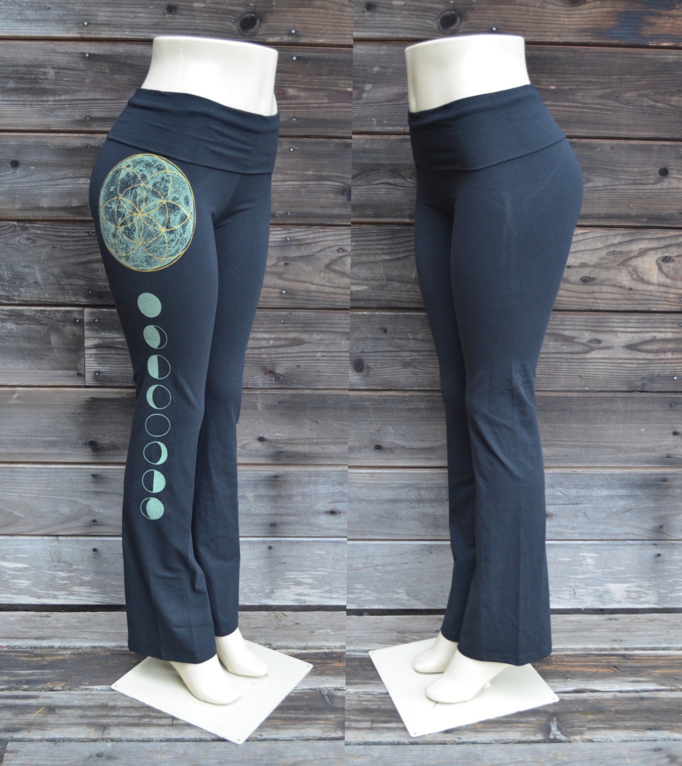 moon phase yoga pants