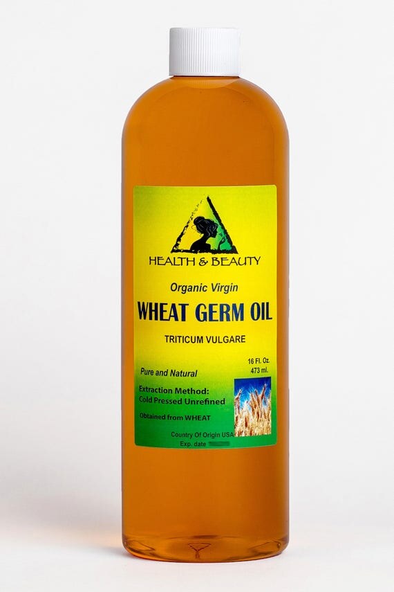 16 oz WHEAT GERM Oil UNREFINED Organic Virgin Cold Pressed Raw