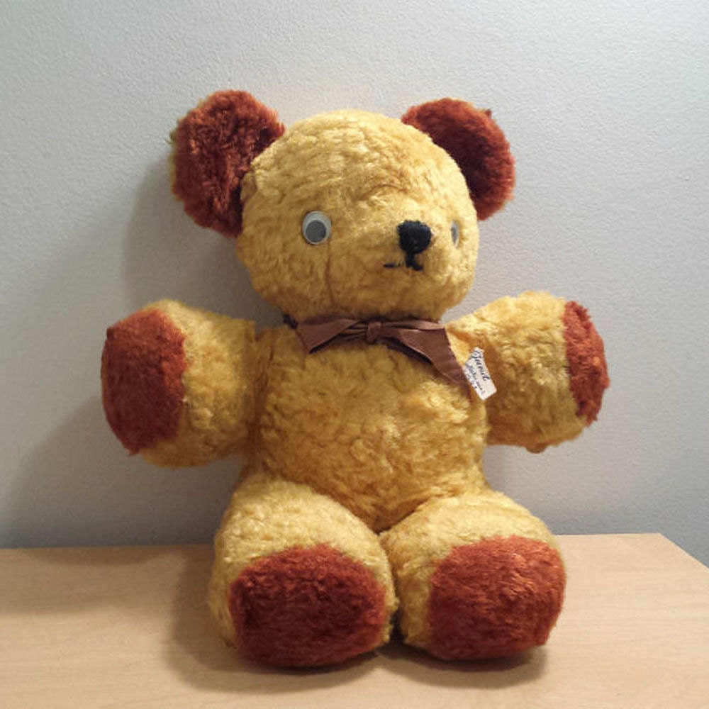 musical teddy bear vintage