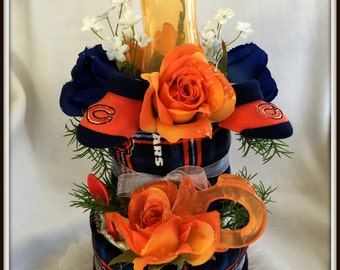 Baby Shower Gift Baby Shower Chicago Football Baby Bears Disposable Diaper Cake Baby Shower Decorations
