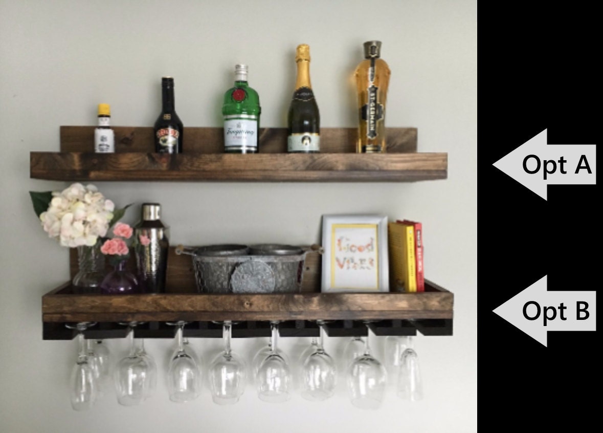 Long Rustic Wood Wine Rack Shelf Hanging - ðzoom long rustic wood wine rack shelf hanging - ðzoom