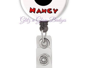 Personalized Badge Reel, Nurse Name Badge Reel, Registered Nurse Badge Reel, CNA Nursing Badge Reel - GG1109
