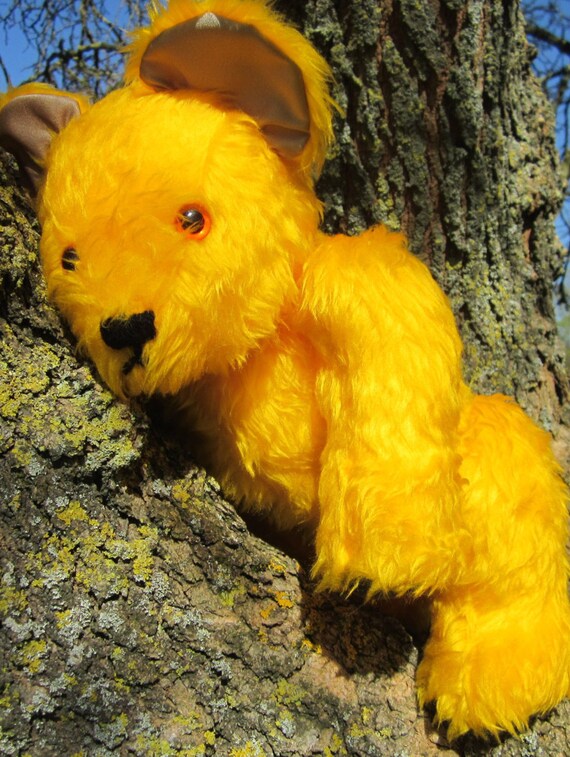 Yellow Plush Bear Cool Toy for Tots Bear Toy for Tots