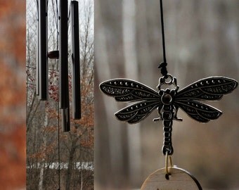 Dragonfly Wind Chime Custom Gift After Loss Of Mom Dad or Loved One In Memory of stillbirth miscarriage memorial garden