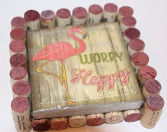 Cork Recycled Cocktail Napkin Holder