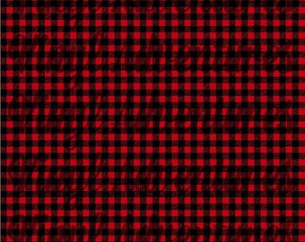 Buffalo Plaid Heat Transfer Vinyl, Buffalo Plaid HTV, Buffalo Plaid Print, Red Black Plaid, Printed, Lumberjack, HTV, 1Sheet, Siser Easyweed