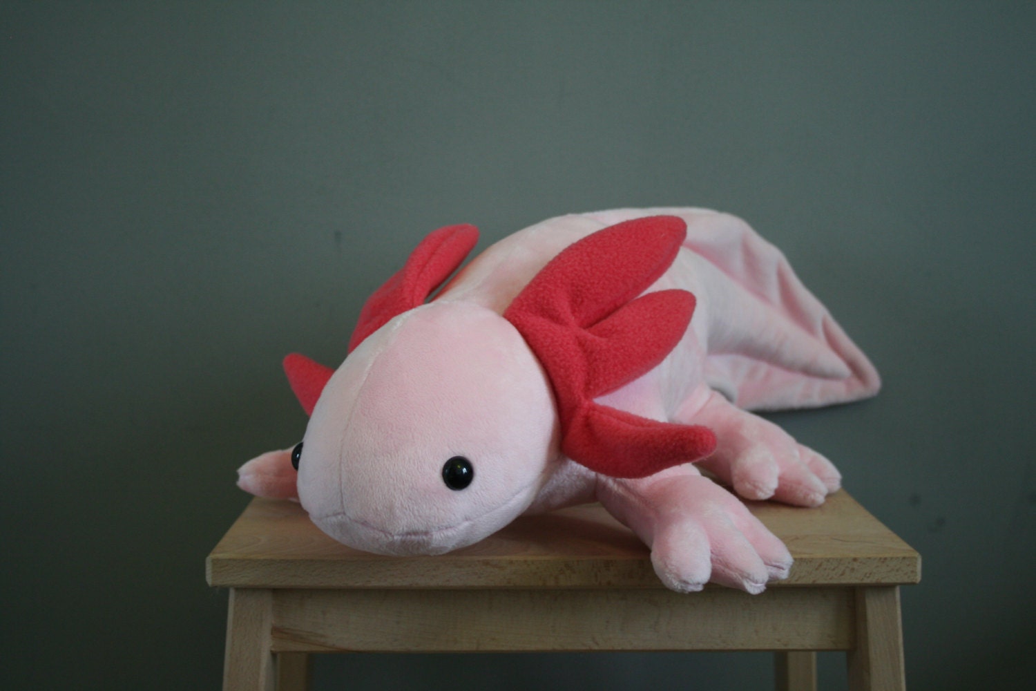 stuffed axolotl