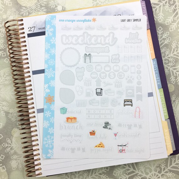 painting oq light e your Light Stickers! Sampler sheet, for punched Grey 1