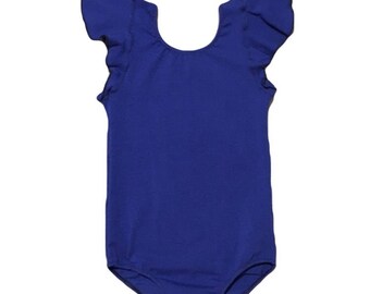 Blue Leotard (baby leotard,toddler leotard,girls leotard,blue bodysuit, Royal Blue Leotard,dance leotard,gymnastics leotard,cake smash)