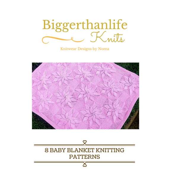 8 Baby Blankets Knitting Patterns Ebook PDF Download