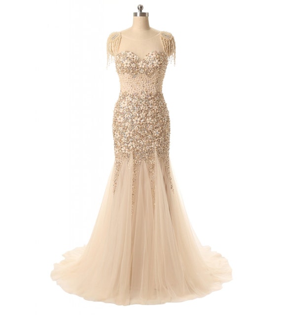 2017 high quality evening dress handmade full by iHappyStamp