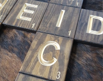 Scrabble Wall Tiles - Home or Office Decorations