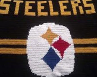 Steelers Afghan Pattern