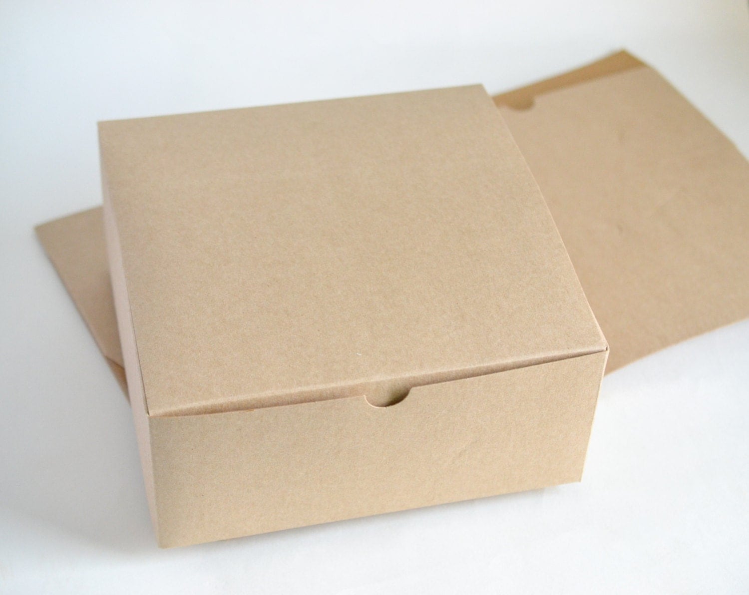 Gift Boxes 10 Kraft Boxes Paper Boxes Favor Boxes Large Gift Boxes