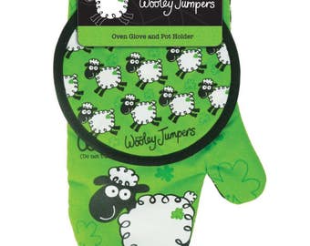 Wooley Jumper Oven Glove and Pot Holder ***Free Shipping***