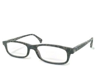 Alain Mikli Eyeglass Frames, Paris Designer Eyewear, Granite Finish, Black Grey White Speckled Pattern