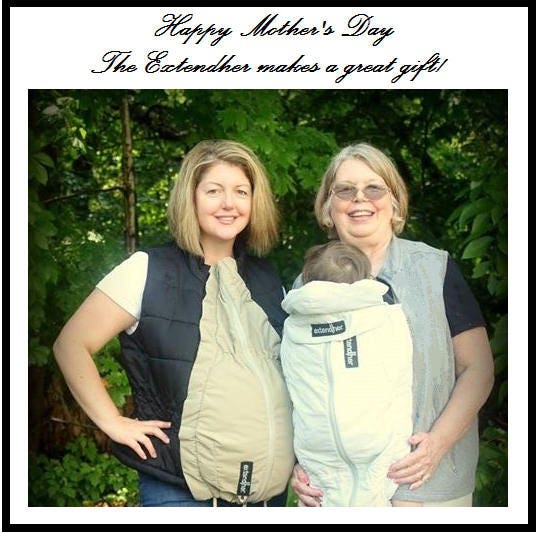 ON SALE Maternity coat extender / babywearing cover lightweight for