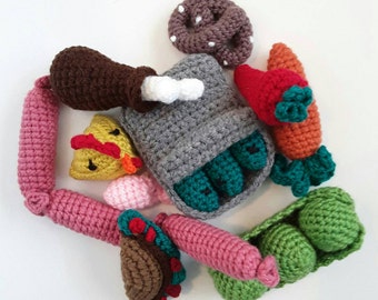 5 different combo packs to choose - Handmade Stuffed Crochet Cat Toy, Pet Gift