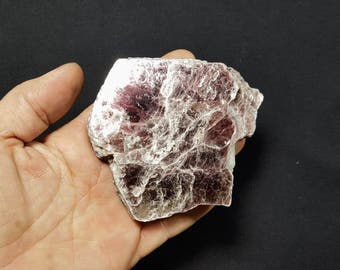 Vibrant Lilac Lepidolite Mica with Quartz