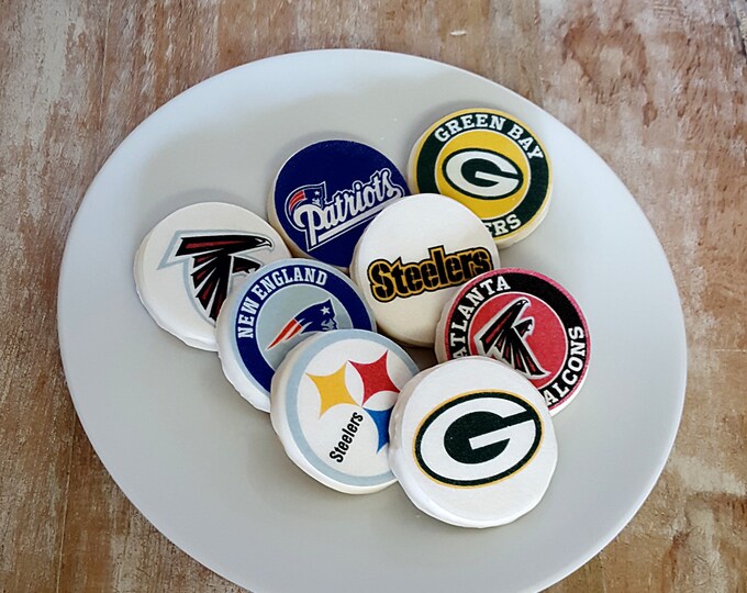 Edible Pittsburgh Steelers Cupcake, Cookie or Oreo Toppers - Wafer Paper or Frosting Sheet