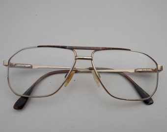 CLASSIC VINTAGE Style Clear Lens EYE GLASSES Unique Tortoise Half Round Frame