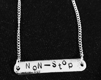 Non-Stop Alexander Hamilton Broadway Musical inspired necklace non stop