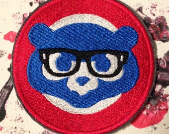 Chicago cubs patch, Harry Caray, Cubs, Cubbies, world series, chicago patch, Harry Carry, baseball patch, MLB patch, Chicago patch