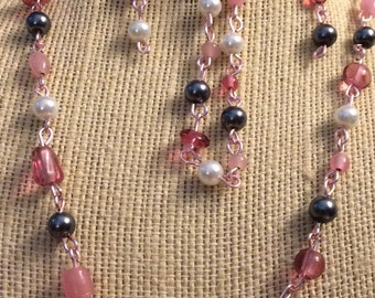 homemade wire jewerly set