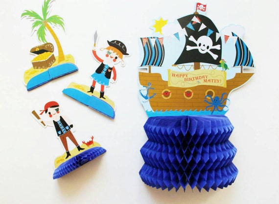 Pirate Party. Pirate Theme. Pirate Centerpiece. Boys Pirate Party. Pirate Props. Pirate Birthday Il_570xn