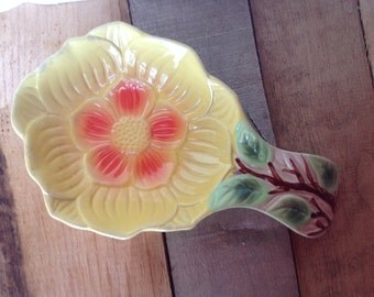 Yellow Flower Spoon Rest