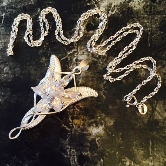 Evenstar necklace sterling silver Clearance