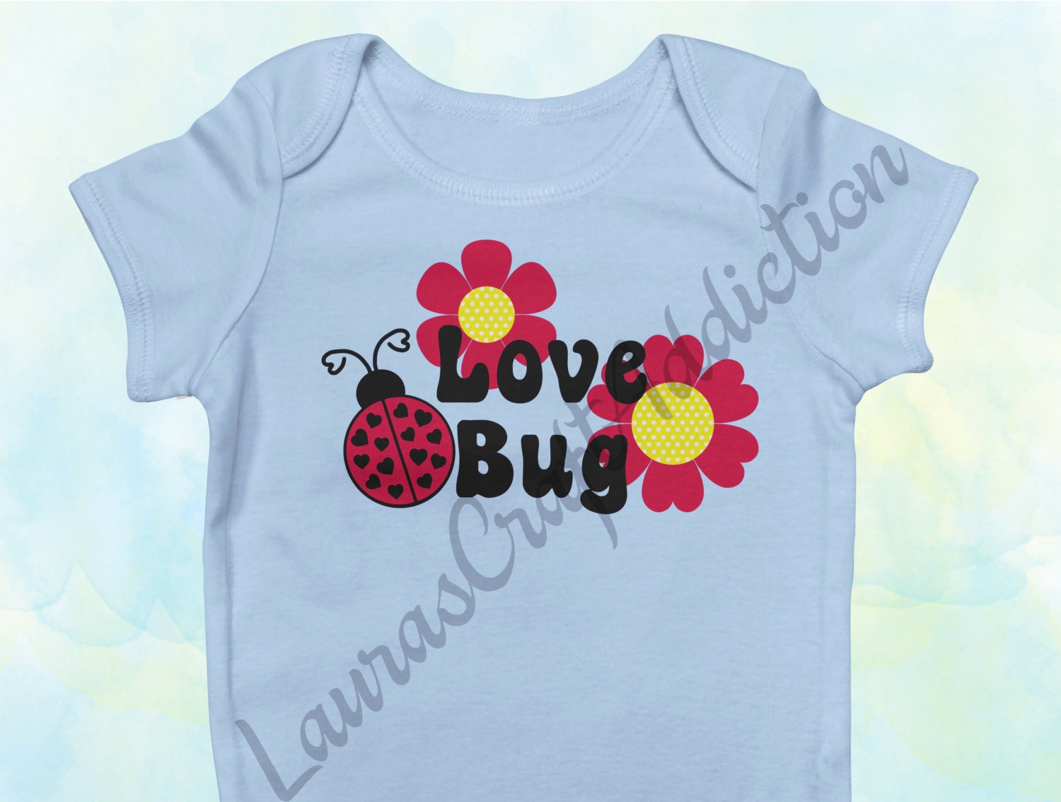 5 Love Bug designs svg dxf pdf cut file for Silhouette