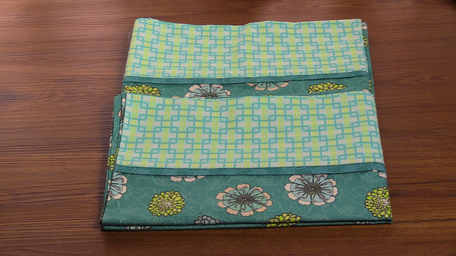 Designer Custom Made Pillow Cases set of two. Standard Size.