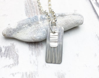 Mens Necklace, Mens pendant, Mans Necklace, Mens Dog Tags, Mens Silver Necklace, Necklace for him, Mens necklace pendant, Gift for Him,