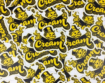 Wu Tang Clan C.R.E.A.M 3 for 5 Dollas- Cash Rules Everything Around Me - Sticker/Vinyl Decal Monopoly